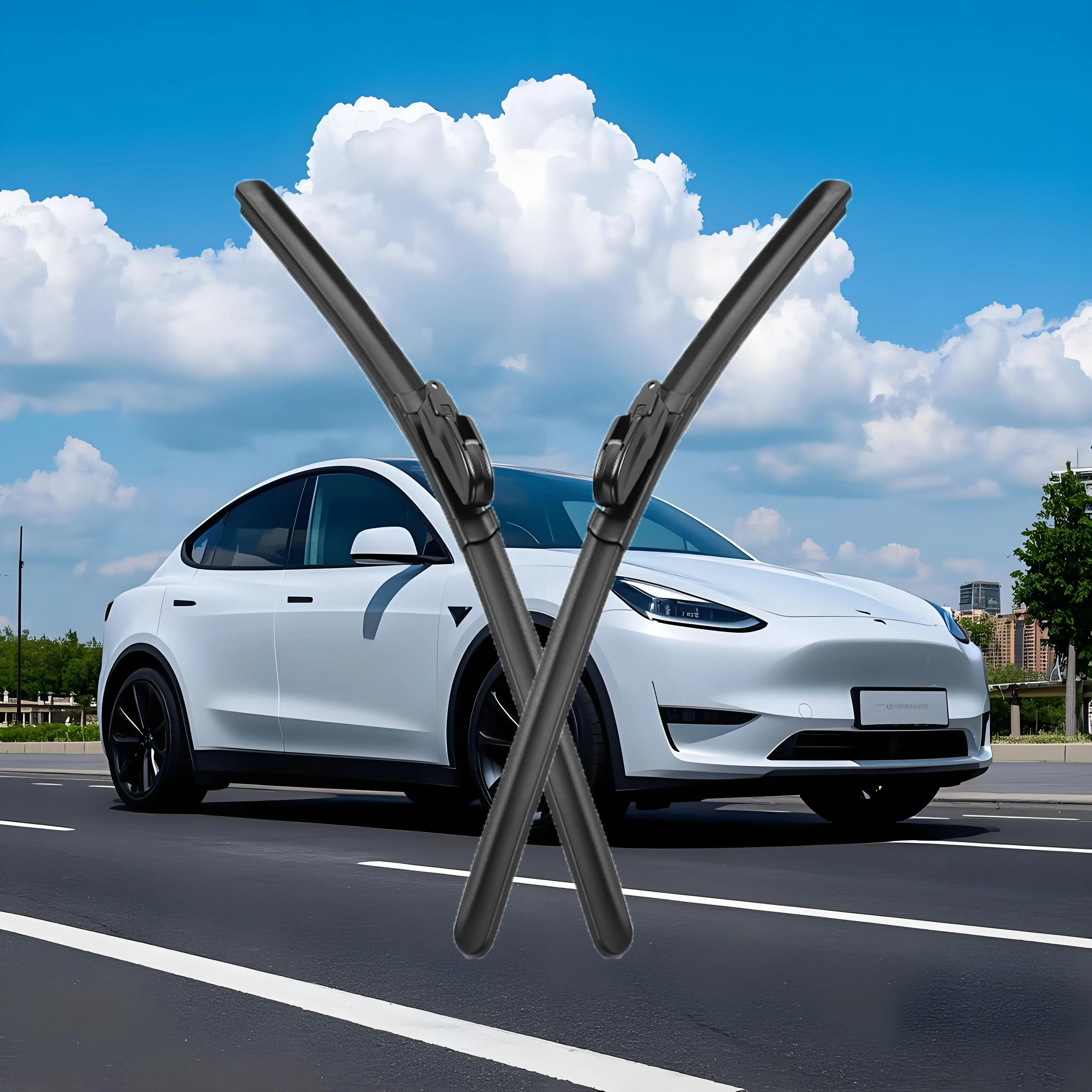 Hvordan ændrer jeg Tesla Model Y -viskerblade?